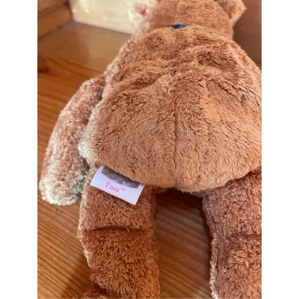 TY Beanie Baby - FUZZ the Bear (9 inch) Brown Soft Plush